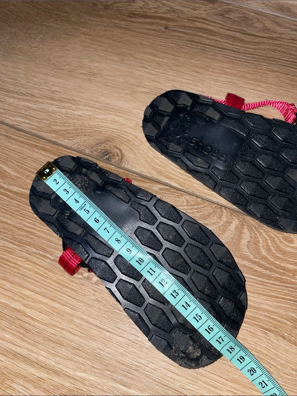 Kids Unshoes Sandals ~ Red Straps